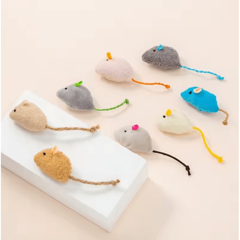 Interactive Plush Rat Cat Toy Cat Toy Mouse For Hunting Chasing Indoor Play 8