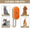3in1 Steam Cat Grooming Brush Steam Cat Brush With Spray Massage Pet Hair Removal 3