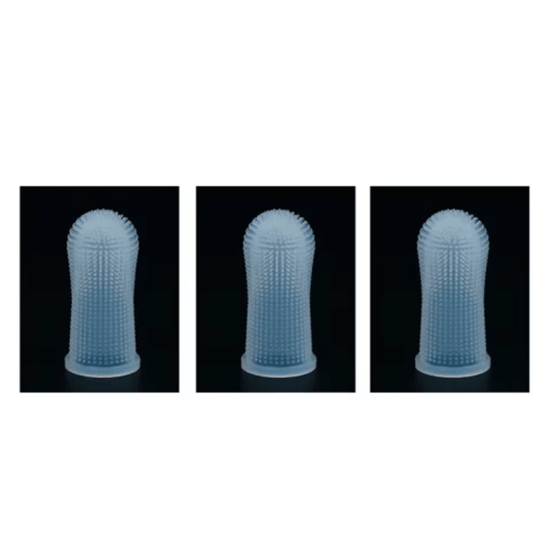 Silicone Pet Finger Toothbrush Pet Toothbrush For Gentle Teeth Cleaning Fresh Breath Care 3