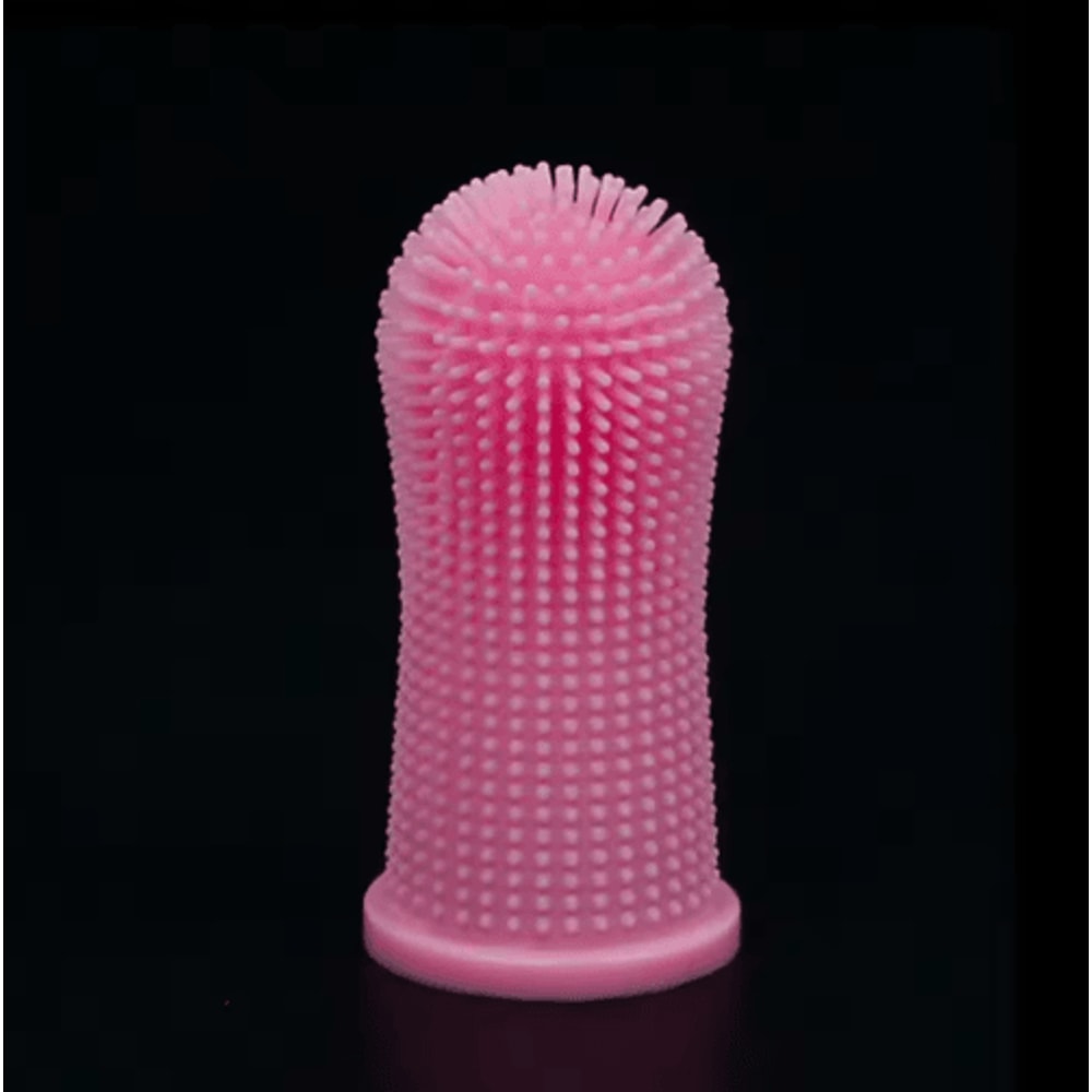 Silicone Pet Finger Toothbrush Pet Toothbrush For Gentle Teeth Cleaning Fresh Breath Care 4