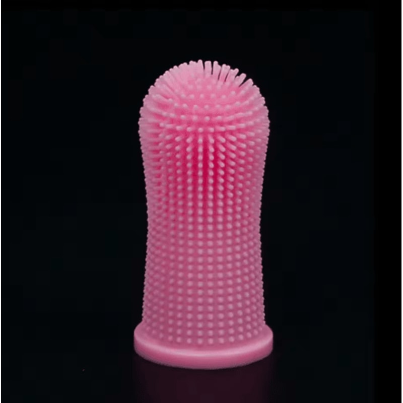 Silicone Pet Finger Toothbrush Pet Toothbrush For Gentle Teeth Cleaning Fresh Breath Care 4