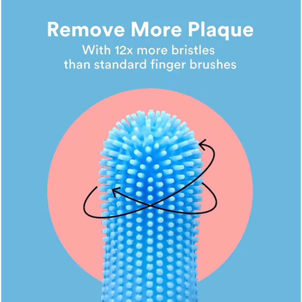 Silicone Pet Finger Toothbrush Pet Toothbrush For Gentle Teeth Cleaning Fresh Breath Care 9