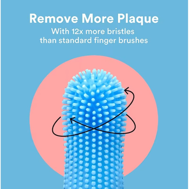 Silicone Pet Finger Toothbrush Pet Toothbrush For Gentle Teeth Cleaning Fresh Breath Care 9