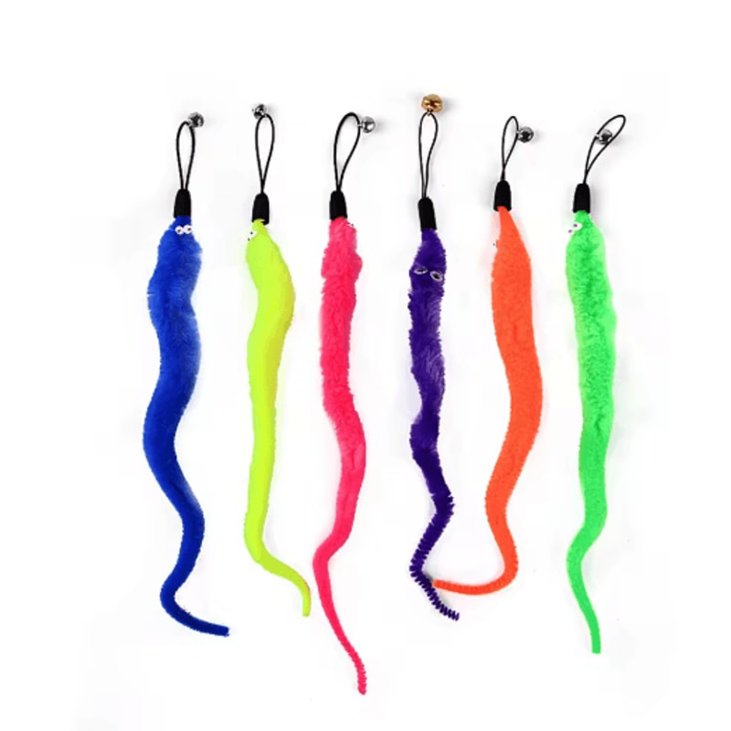 9Pack Feather Replacement Cat Toy Set Feather Cat Toy Refills For Interactive Wand Fishing Rod Toy 4
