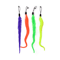 Retractable Feather Cat Teaser Wand Cat Teaser Wand With Colorful Feathers Bells Extendable Fishin 4