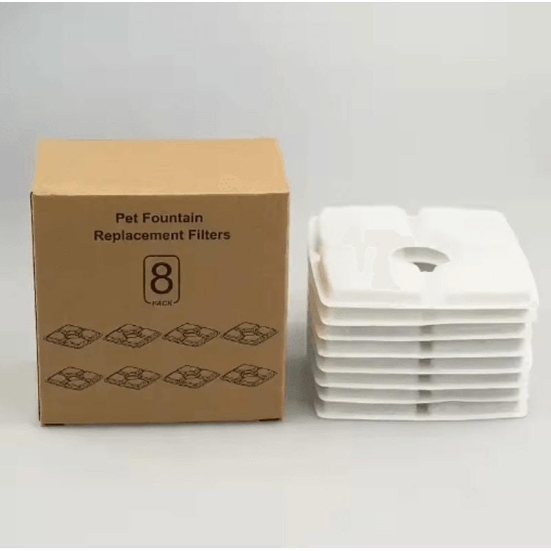 Square Cat Water Fountain Filter Replacement Cat Water Fountain Filters For Fresh Clean Pet Drinkin 2