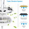 Square Cat Water Fountain Filter Replacement Cat Water Fountain Filters For Fresh Clean Pet Drinkin 5