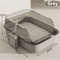 SemiEnclosed Cat Litter Box Cat Litter Box With High Sides Splashproof Design For Cleaner Homes 1