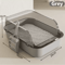 SemiEnclosed Cat Litter Box Cat Litter Box With High Sides Splashproof Design For Cleaner Homes 1