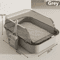 SemiEnclosed Cat Litter Box Cat Litter Box With High Sides Splashproof Design For Cleaner Homes 8