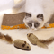 2Pack Feather Tail Mouse Cat Toys Interactive Cat Toys For Hunting Chewing Active Play 6