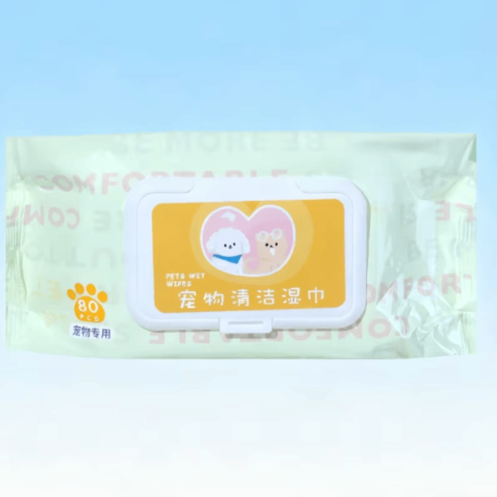 3Pack Pet Cleaning Wipes Pet Wipes For Tear Stains Body Cleaning Fresh Odor Control 2