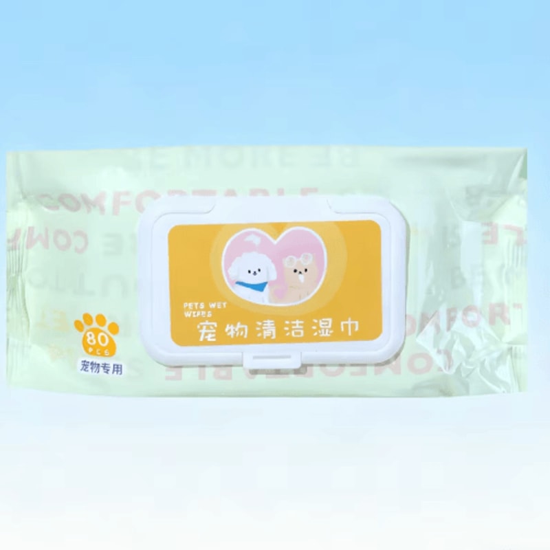 3Pack Pet Cleaning Wipes Pet Wipes For Tear Stains Body Cleaning Fresh Odor Control 2
