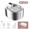 APETDOLA 4L Wireless Pet Water Fountain Automatic Cat Water Fountain With Smart Sensor Cordless D 1