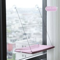 window mounted cat hammock bed cat window hammock with strong suction cups for lounging & climbing