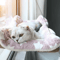Window Mounted Cat Hammock Bed Cat Window Hammock With Strong Suction Cups For Lounging Climbing 8