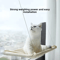 Window Mounted Cat Hammock Bed Cat Window Hammock With Strong Suction Cups For Lounging Climbing 10