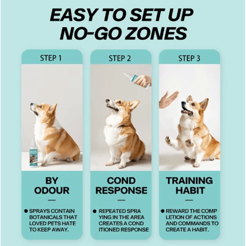 LongLasting Pet Repellent Spray Cat Repellent Spray For Furniture Protection Indoor Training 7