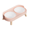 Elevated Double Pet Bowl Stand Double Pet Bowl With Neck Support AntiSpill Design For Cats Dogs 1