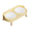 Elevated Double Pet Bowl Stand Double Pet Bowl With Neck Support AntiSpill Design For Cats Dogs 2