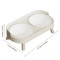 Elevated Double Pet Bowl Stand Double Pet Bowl With Neck Support AntiSpill Design For Cats Dogs 7