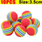 Rainbow EVA Pet Toy Balls Set Cat Toy Balls For Interactive Play Training Exercise 3
