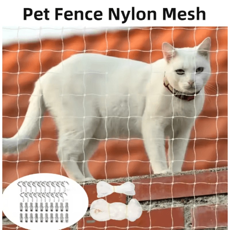 Pet Safety Balcony Net Cat Safety Net For Balconies Windows Stairs Doorways 0