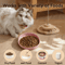 2Pack WhiskerFriendly Silicone Cat Plates Cat Feeding Bowls For Comfortable MessFree Mealtimes 9
