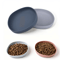2Pack WhiskerFriendly Silicone Cat Plates Cat Feeding Bowls For Comfortable MessFree Mealtimes 0