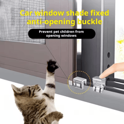 cat window safety lock – cat window guard for anti-fall protection & controlled window opening