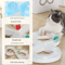 Interactive Track Ball Cat Toy Cat Track Ball Toy With Spinner Disk For SelfPlay Entertainment 5