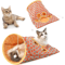 Foldable Crinkle Cat Tunnel Toy Cat Tunnel Toy With Noisy Paper Interactive Rolling Play 0