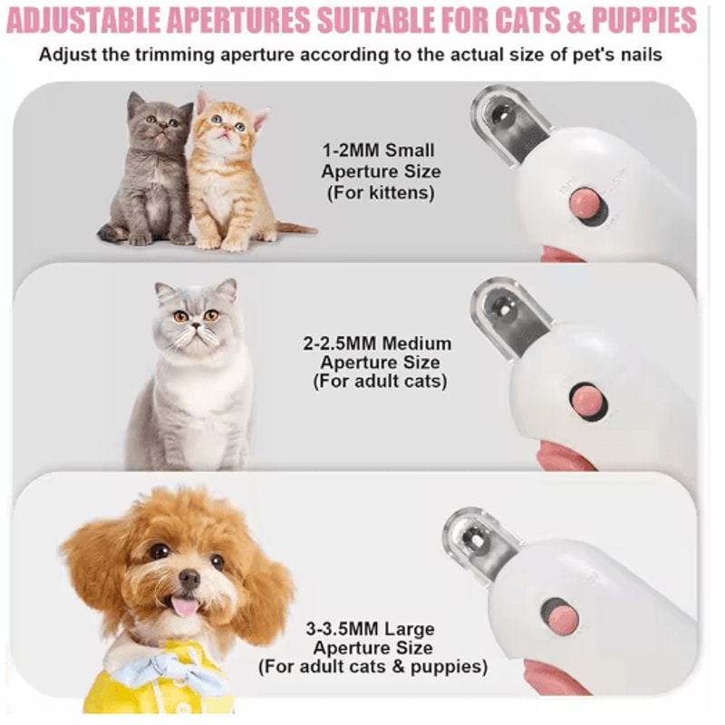 Professional Pet Nail Clipper Set Pet Nail Clipper With Adjustable Safety Guard Nail File 6