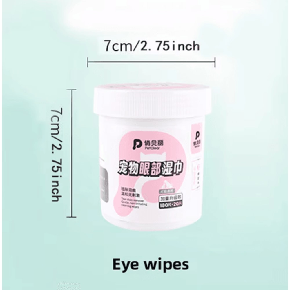 PETCLEAR Pet Eye Cleaning Wipes Pet Eye Wipes For Tear Stain Removal Gentle Daily Care 1