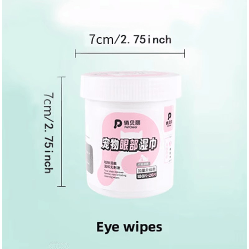 PETCLEAR Pet Eye Cleaning Wipes Pet Eye Wipes For Tear Stain Removal Gentle Daily Care 1
