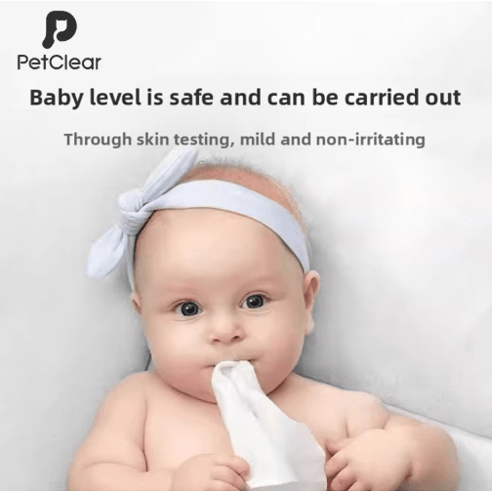 PETCLEAR Pet Eye Cleaning Wipes Pet Eye Wipes For Tear Stain Removal Gentle Daily Care 5
