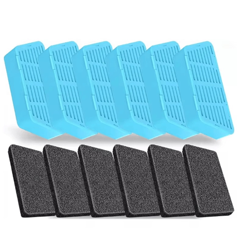 Wireless Cat Water Fountain Filter Set Cat Water Fountain Filters Sponges For 22L Automatic Pet Di 1