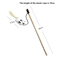Feather BChase Interactive Cat Wand Toy With Colorful Feather Teaser 3