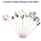 Feather BChase Interactive Cat Wand Toy With Colorful Feather Teaser 9