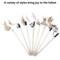 Feather BChase Interactive Cat Wand Toy With Colorful Feather Teaser 9
