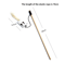 Feather BChase Interactive Cat Wand Toy With Colorful Feather Teaser 10