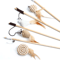 Feather BChase Interactive Cat Wand Toy With Colorful Feather Teaser 0