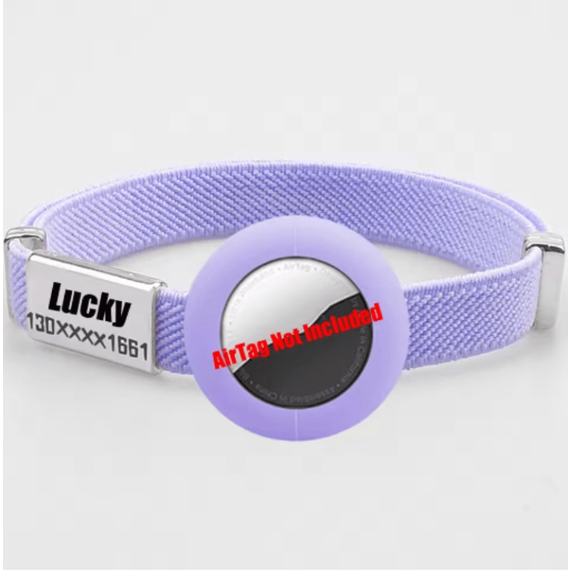 SafeTrack AirTag Cat Collar With Personalized Name Tag GPS Holder 10