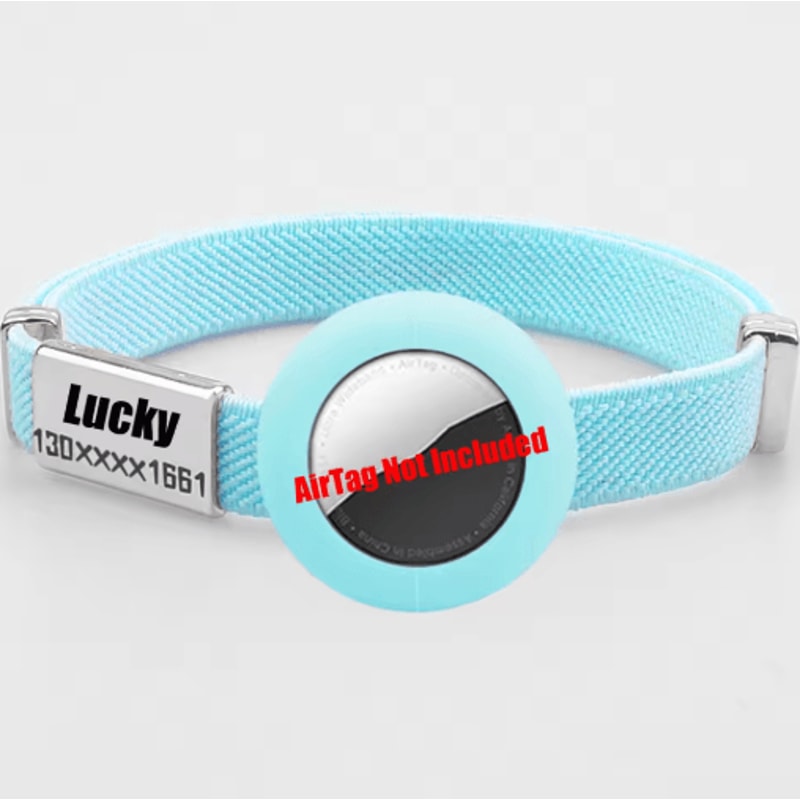 SafeTrack AirTag Cat Collar With Personalized Name Tag GPS Holder 13