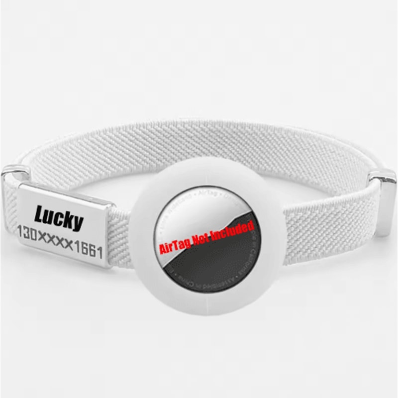 SafeTrack AirTag Cat Collar With Personalized Name Tag GPS Holder 8