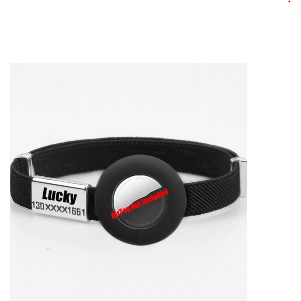 SafeTrack AirTag Cat Collar With Personalized Name Tag GPS Holder 9