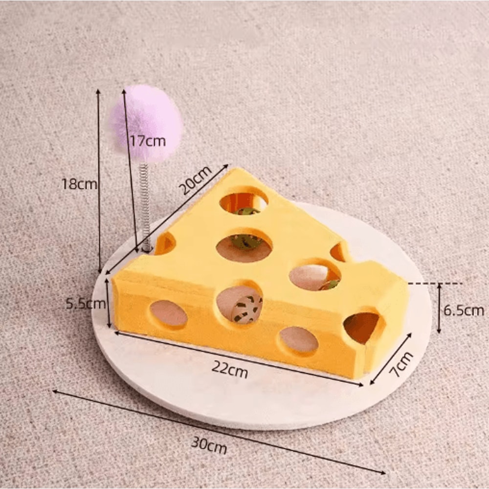 Play Tunnel Interactive Cat Maze Puzzle Toy With Bell Balls 2