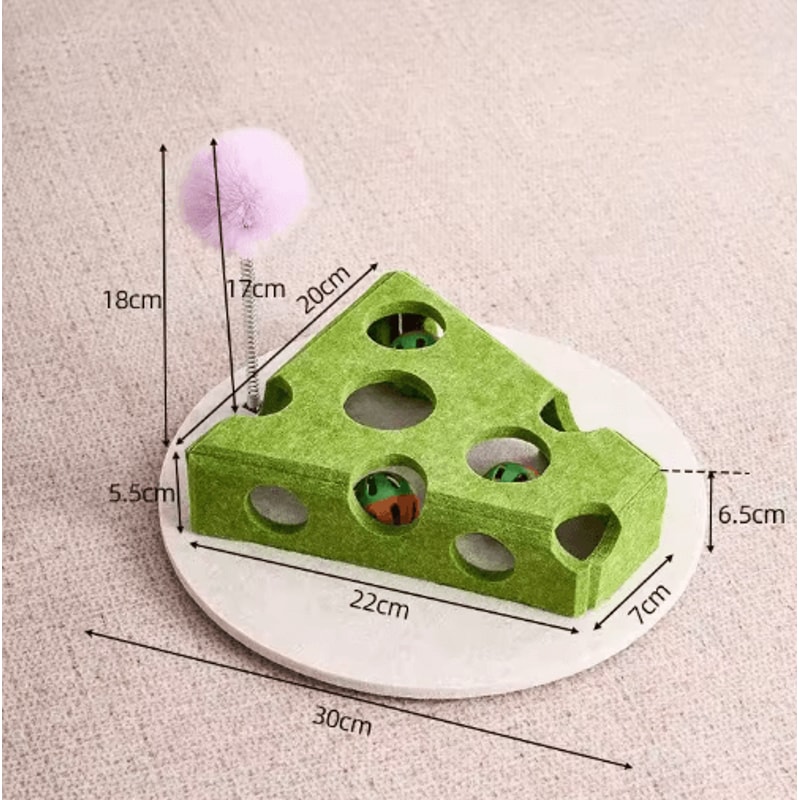 Play Tunnel Interactive Cat Maze Puzzle Toy With Bell Balls 3
