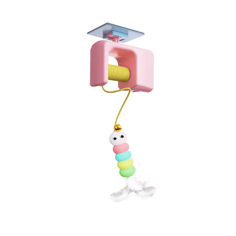 Hunt Bounce Automatic Door Hanging Cat Toy With Jumping YoYo Actio 1
