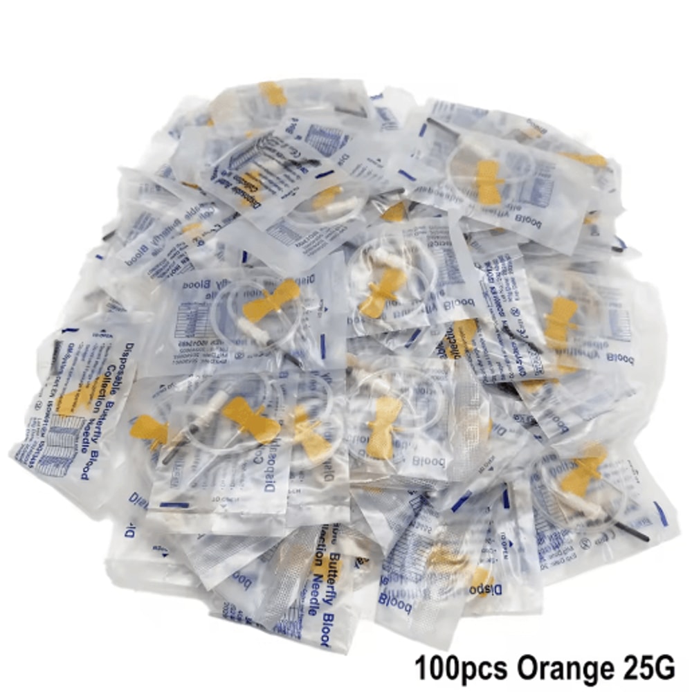VetFlow Disposable Butterfly Blood Collection Needles For Cats Dogs Small Animals 1